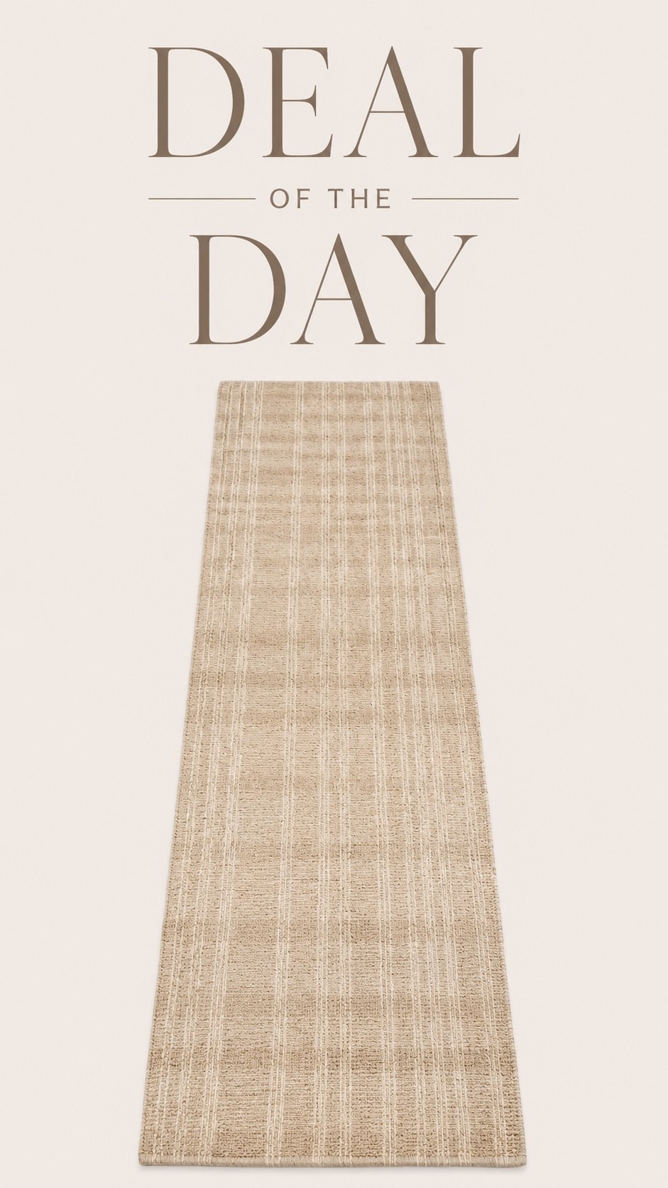 Designer-Inspired Wool Plaid Runner

This neutral wool runner has the timeless, designer-inspired look I love. The subtle plaid pattern adds beautiful texture without overwhelming your space, making it perfect for kitchens, hallways, laundry rooms, and entryways. If you’re decorating with a modern organic, classic, or RH-inspired style, this is a beautiful, high-quality find that will never go out of style.

#LTKHome #LTKSaleAlert