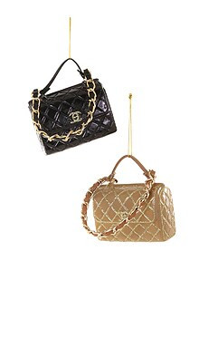 Cody Foster & Co Set Of 2 Luxe Handbags Ornament from Revolve.com | Revolve Clothing (Global)