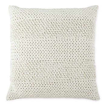 Linden Street Nubby Textured Square Throw Pillow | JCPenney