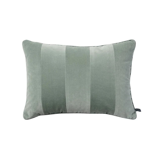 Petoskey Velvet Bolster Pillow With Insert - Sea Salt | Cailini Coastal