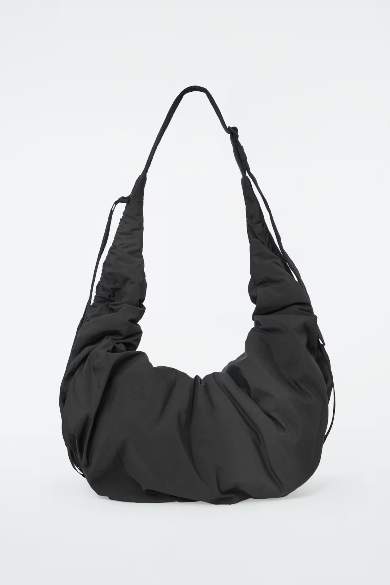 CANOPY OVERSIZED CROSSBODY BAG - NYLON - BLACK | COS UK