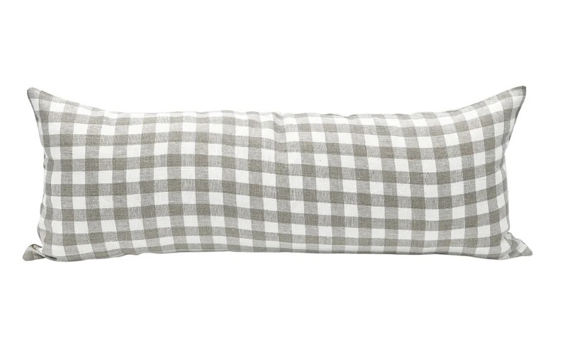 Linen Woven Plaid Pillow Cover  Plaid Pillow Cream and Taupe | Etsy | Etsy (US)