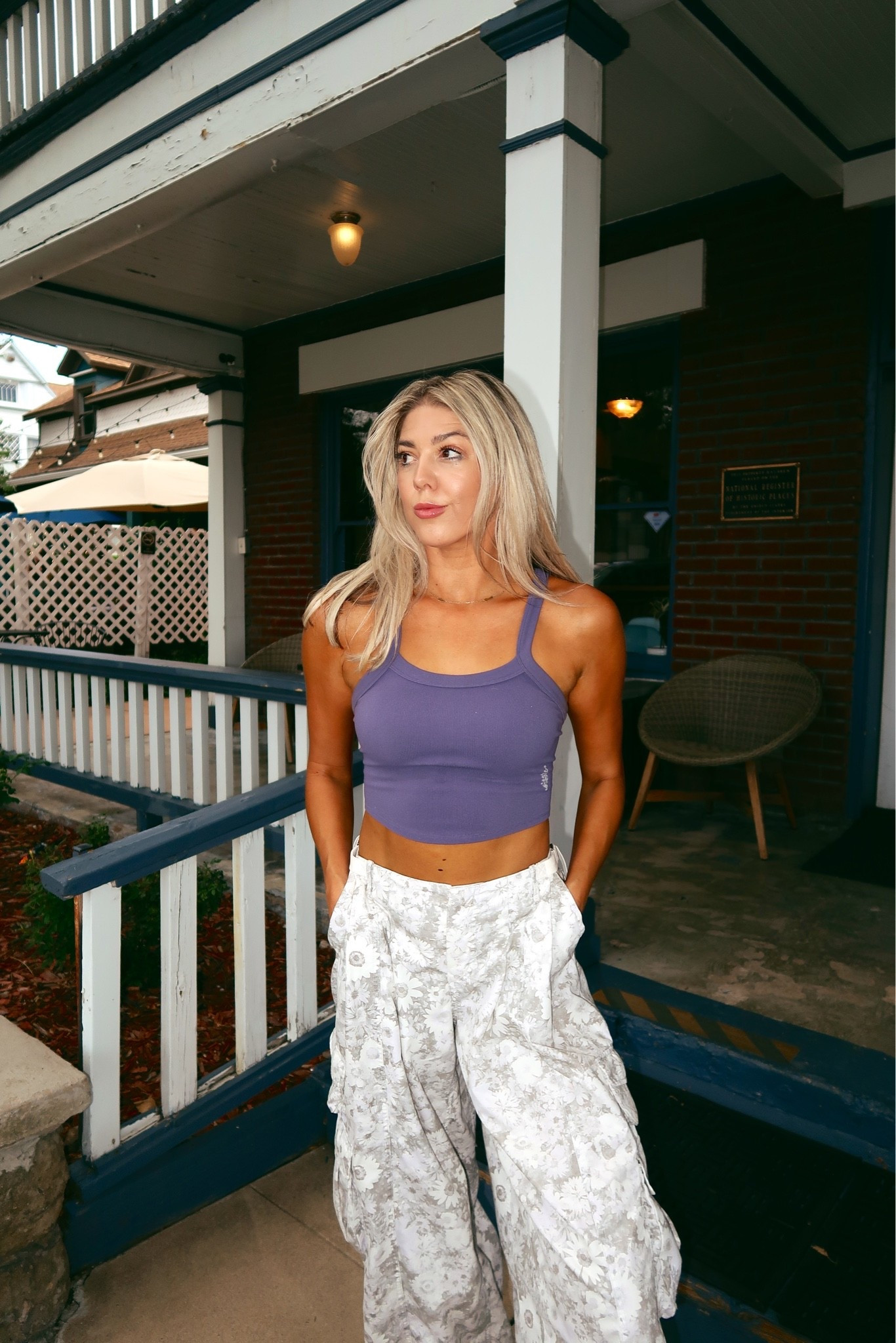 The perfect and easy cool girl look for summer! These parachute floral pants from
free people are seriously so cool! Paired them with a little cropped tank! 

#ltkunder100

#LTKootd #LTKmomlife
