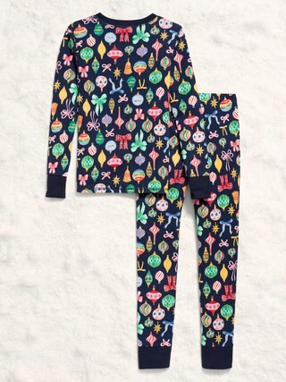 Gender-Neutral Snug-Fit Graphic Pajama Set for Kids | Old Navy (US)