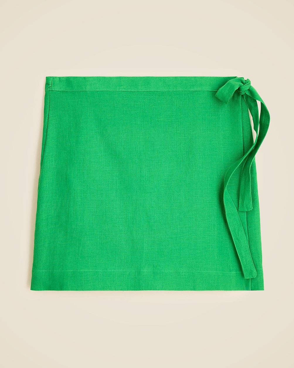 Wrap skirt in linen | J. Crew US