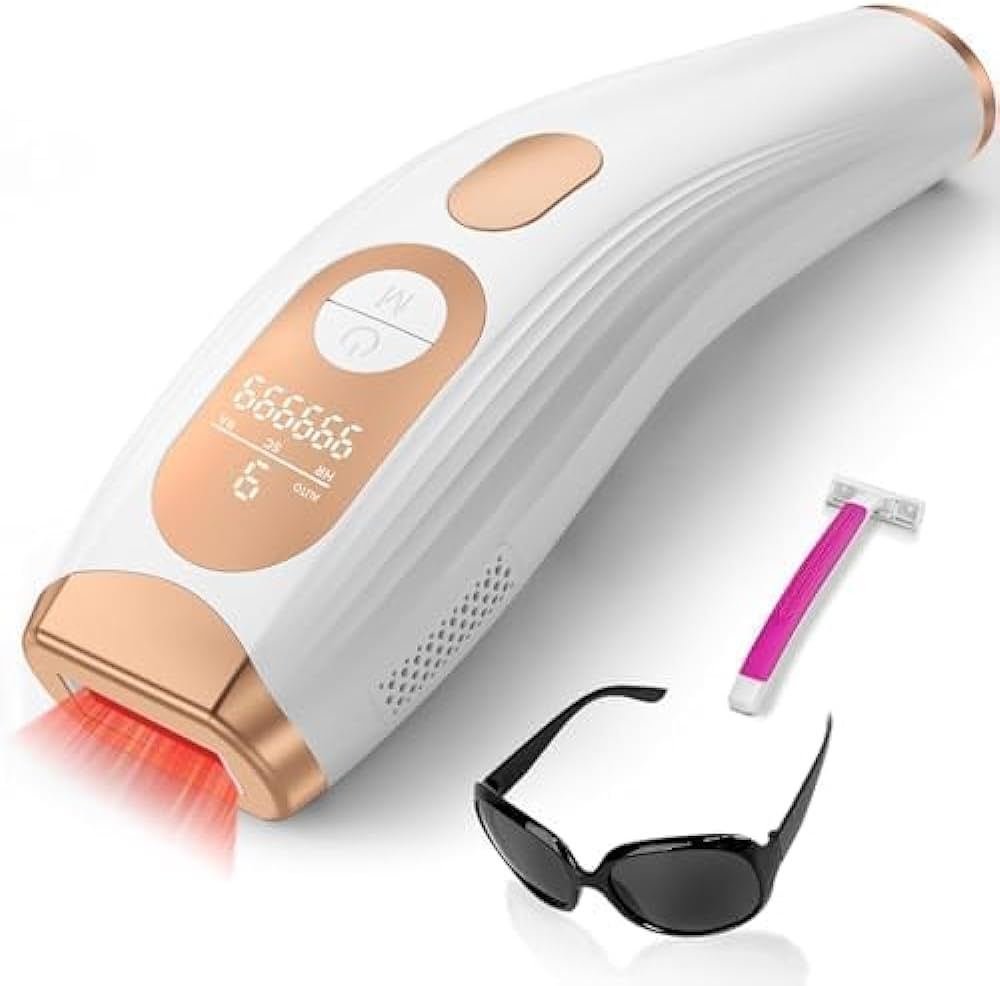 Laser Hair Removal, IPL Laser Hair Removal for Women and Men Permanent, 999999 Flashes, At-Home H... | Amazon (US)