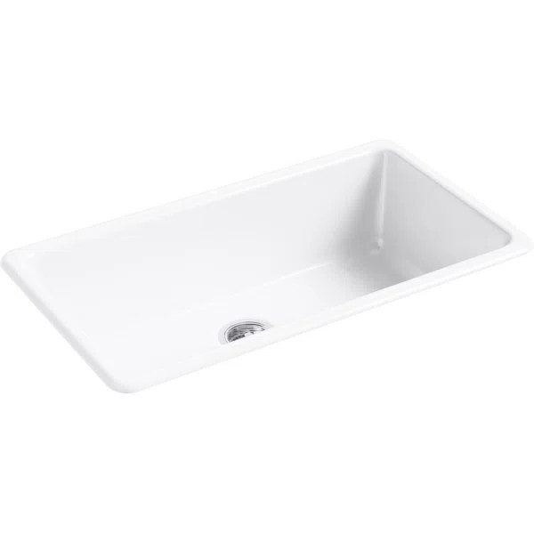 IronTones 33" L x 19" W Dual Mount Kitchen Sink | Wayfair North America