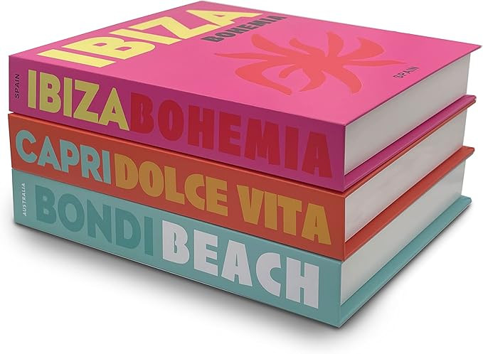 TwoDays Preppy Room Decor Aesthetic, Preppy Decorative Books, Coffee Table Books Decor, Faux Book... | Amazon (US)