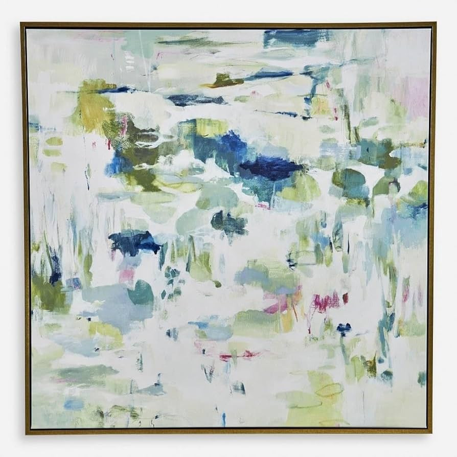 Uttermost Abstract Reflections - Framed Canvas Wall Art-49.5 Inches Tall and 49.5 Inches Wide | Amazon (US)
