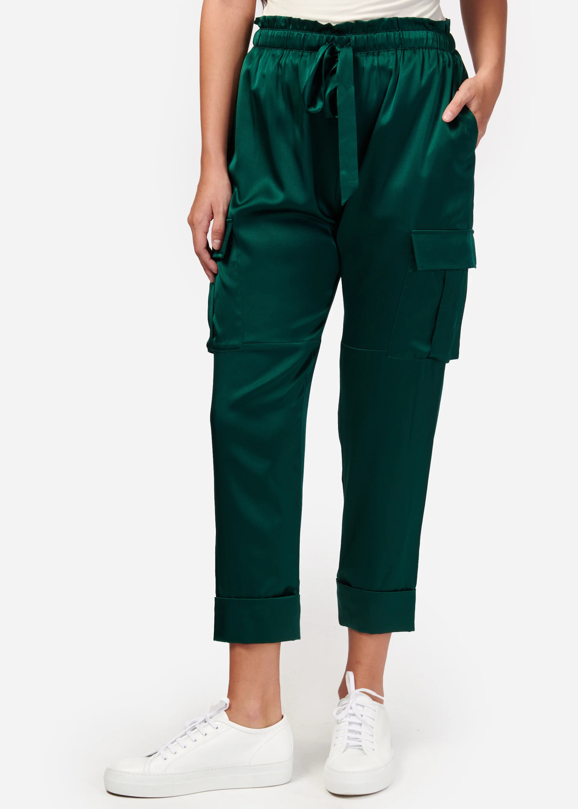 Carmen Cargo Pant Pine | CAMI NYC
