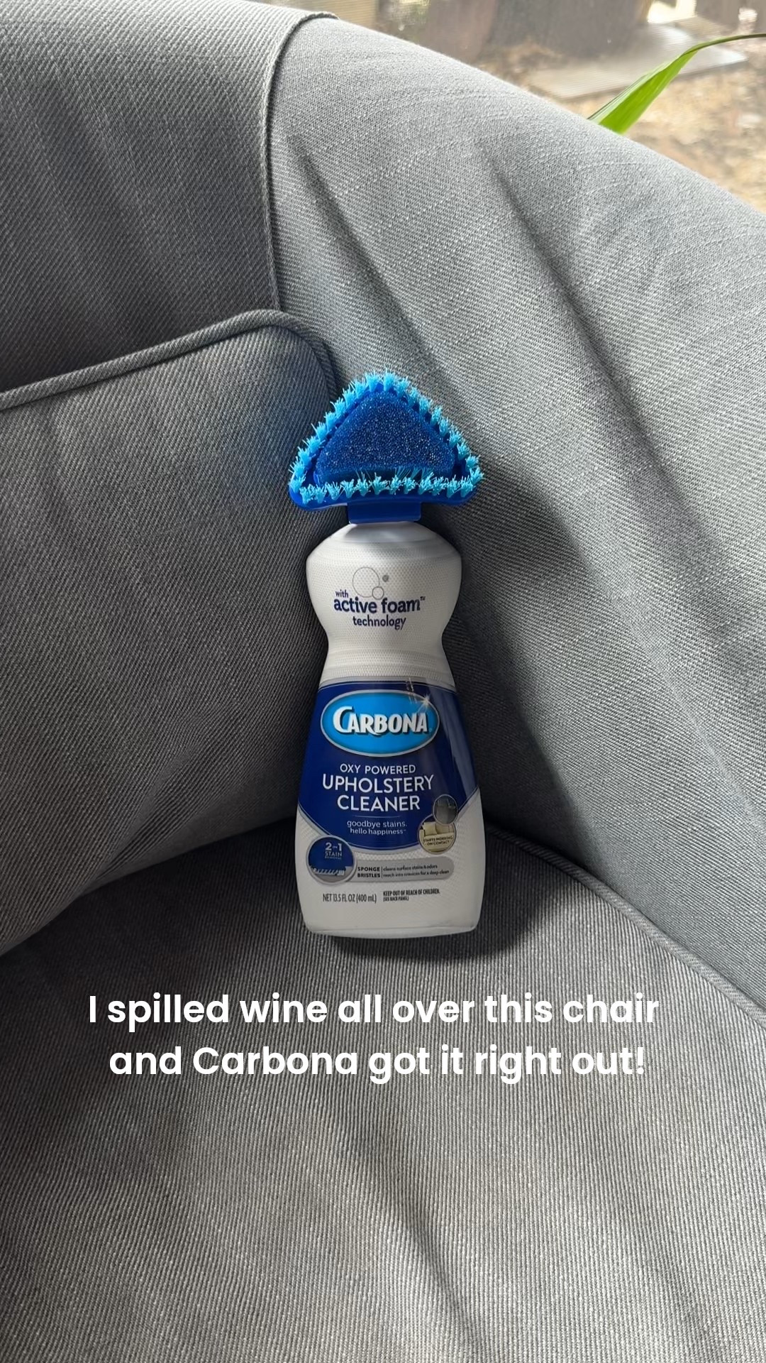 This upholstery cleaner works great! Got wine stains right out. Cheers to keeping your furniture clean! 

#LTKHome #LTKFamily #LTKPets