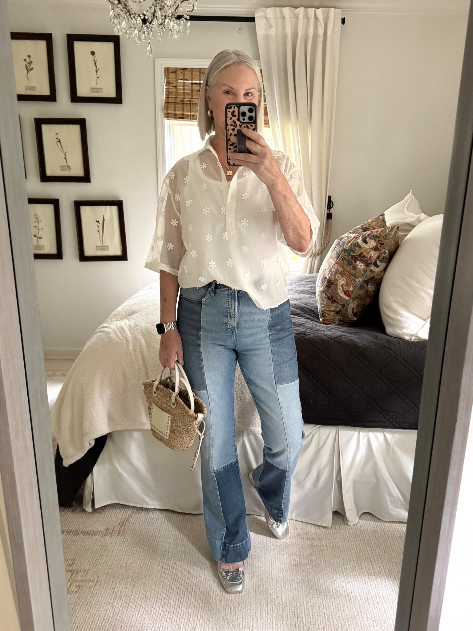 There is only large left in this top…I’m wearing a M
There are some sizes of the denim left!

#LTKSaleAlert #LTKStyleTip #LTKOver40