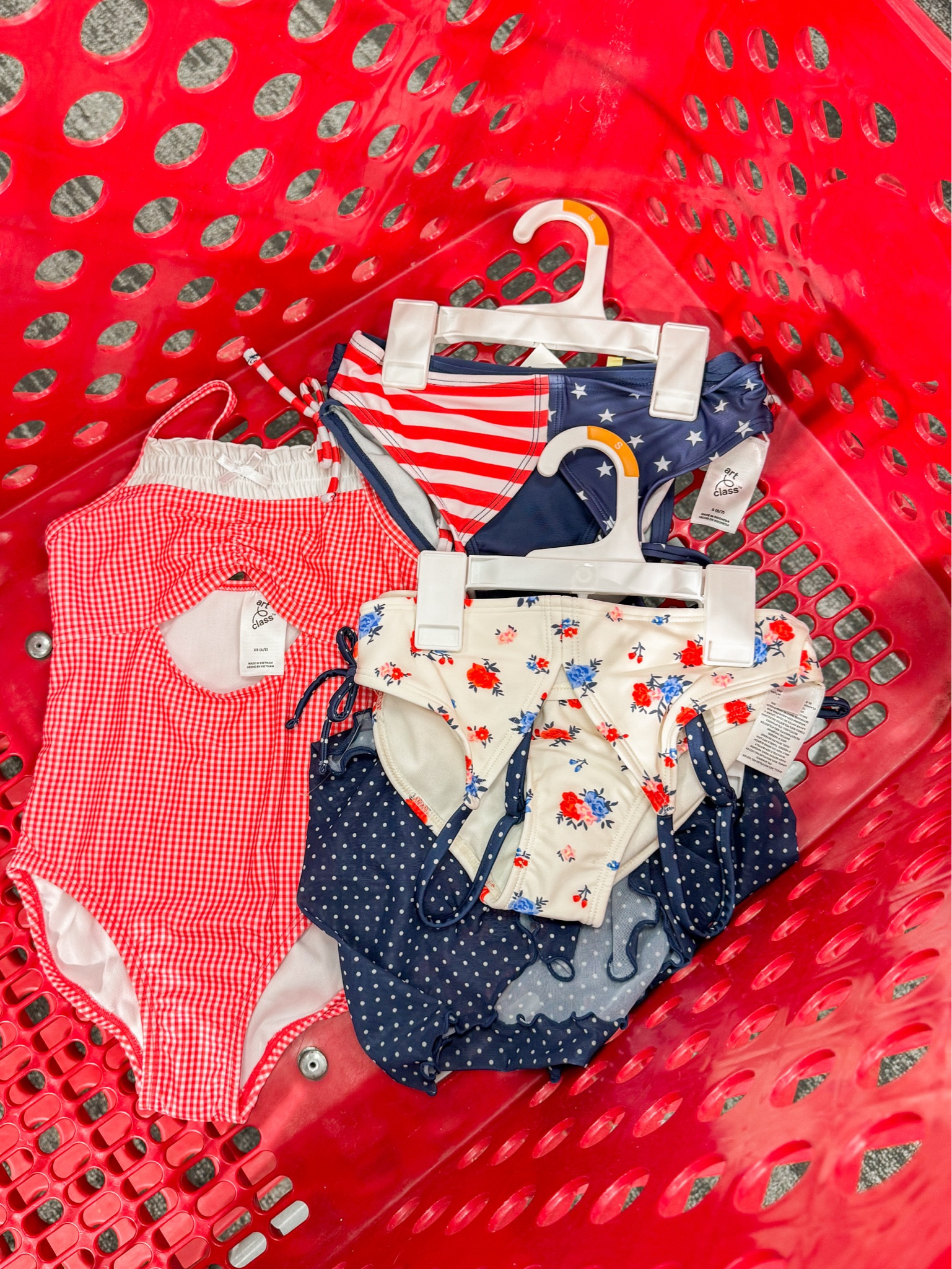 Girls swim faves at target!