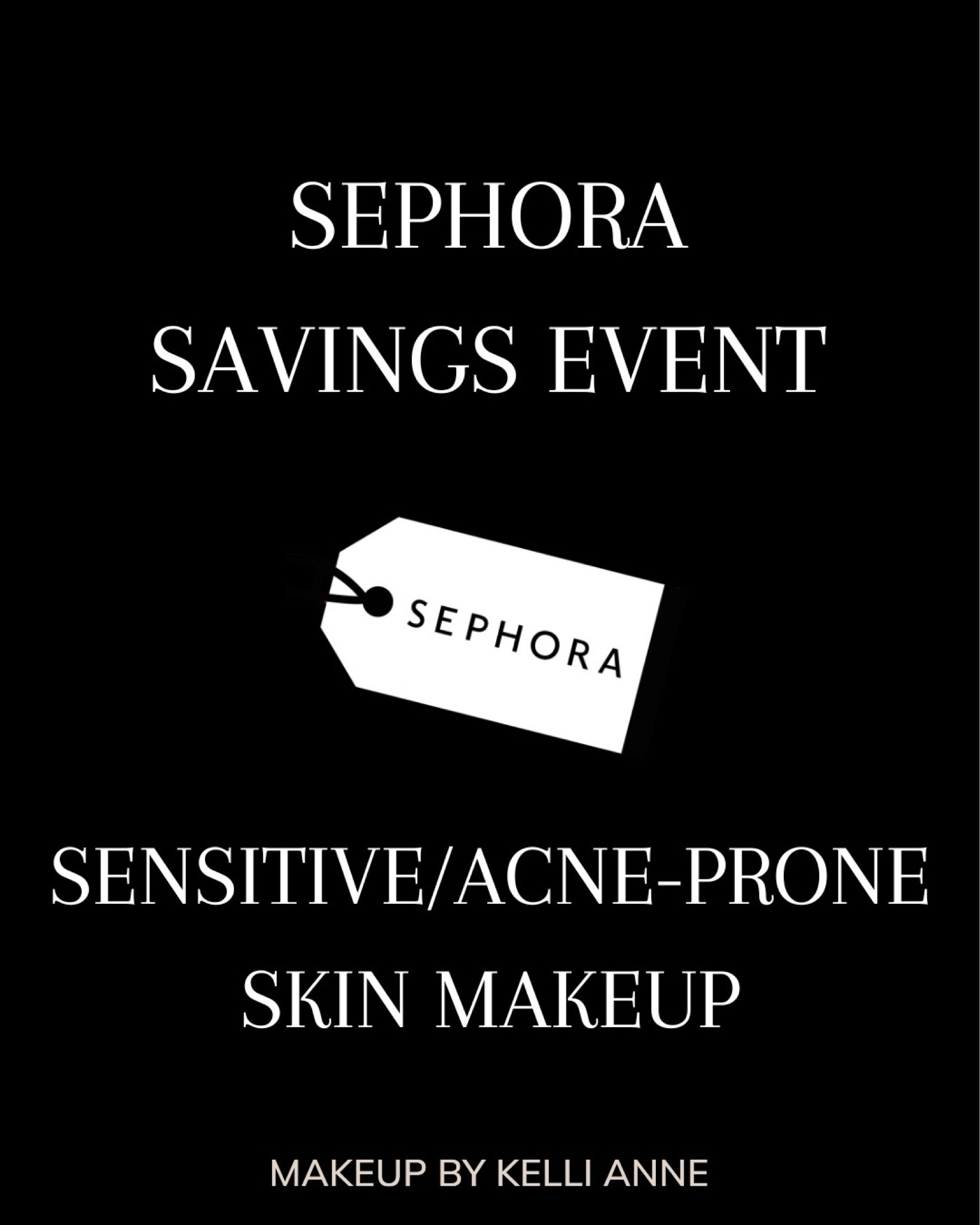 SENSITIVE/ACNE-PRONE SKIN MAKEUP

#LTKxSephora #LTKbeauty #LTKsalealert
