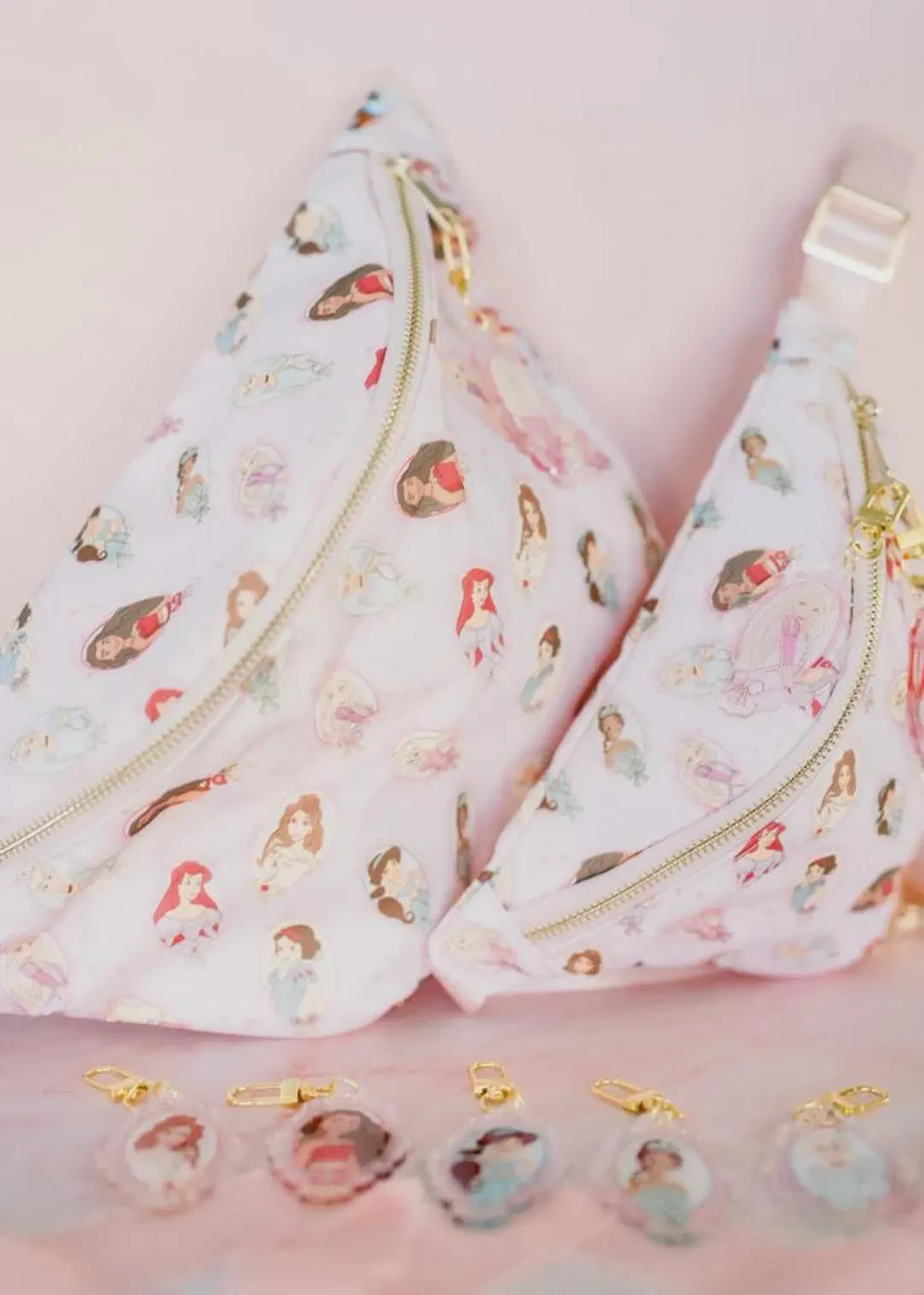 Pretty in Pink Princess Fanny Pack for Moms and Kids | Disney Fanny Pack | Disney Princess Bag | ... | Etsy (US)