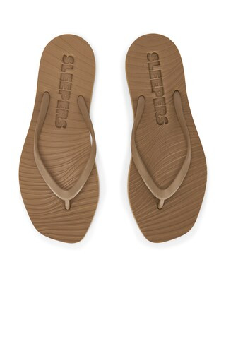 Tapered Flip Flop in Sand | Revolve Clothing (Global)