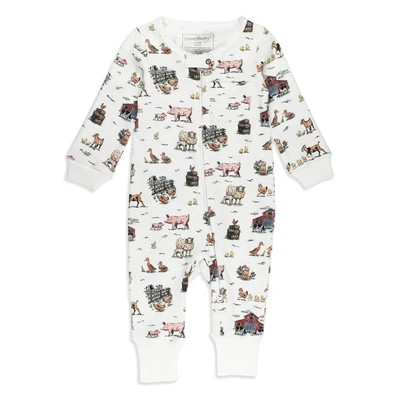 Farm Friends | Organic Zipper Romper | L'ovedbaby