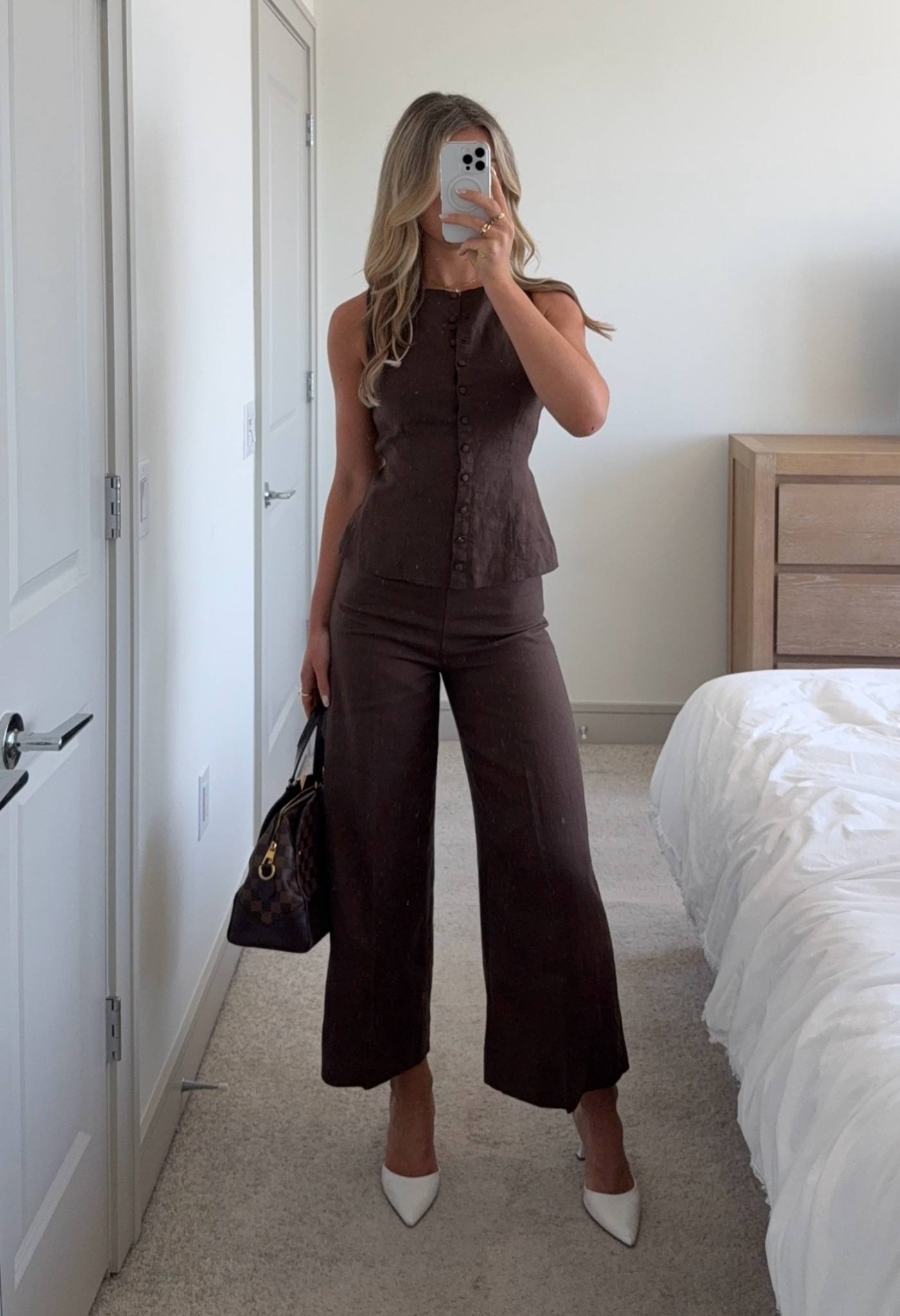 @abercrombie linen corporate matching set 👩🏼‍💼🤎 #abercrombiepartner

#LTKootd #LTKWorkwear