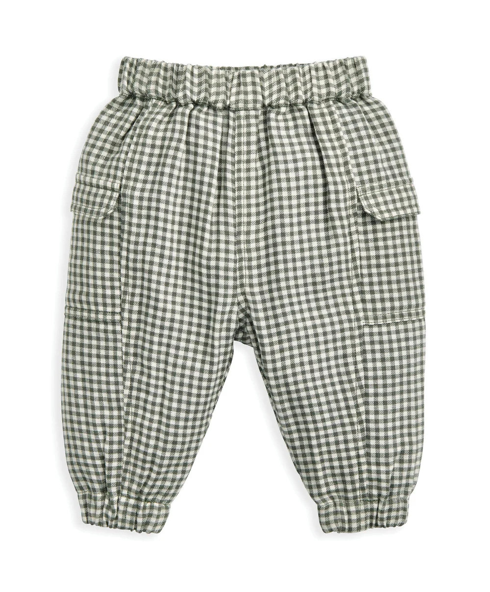 Check Pattern Joggers - Green | Mamas & Papas