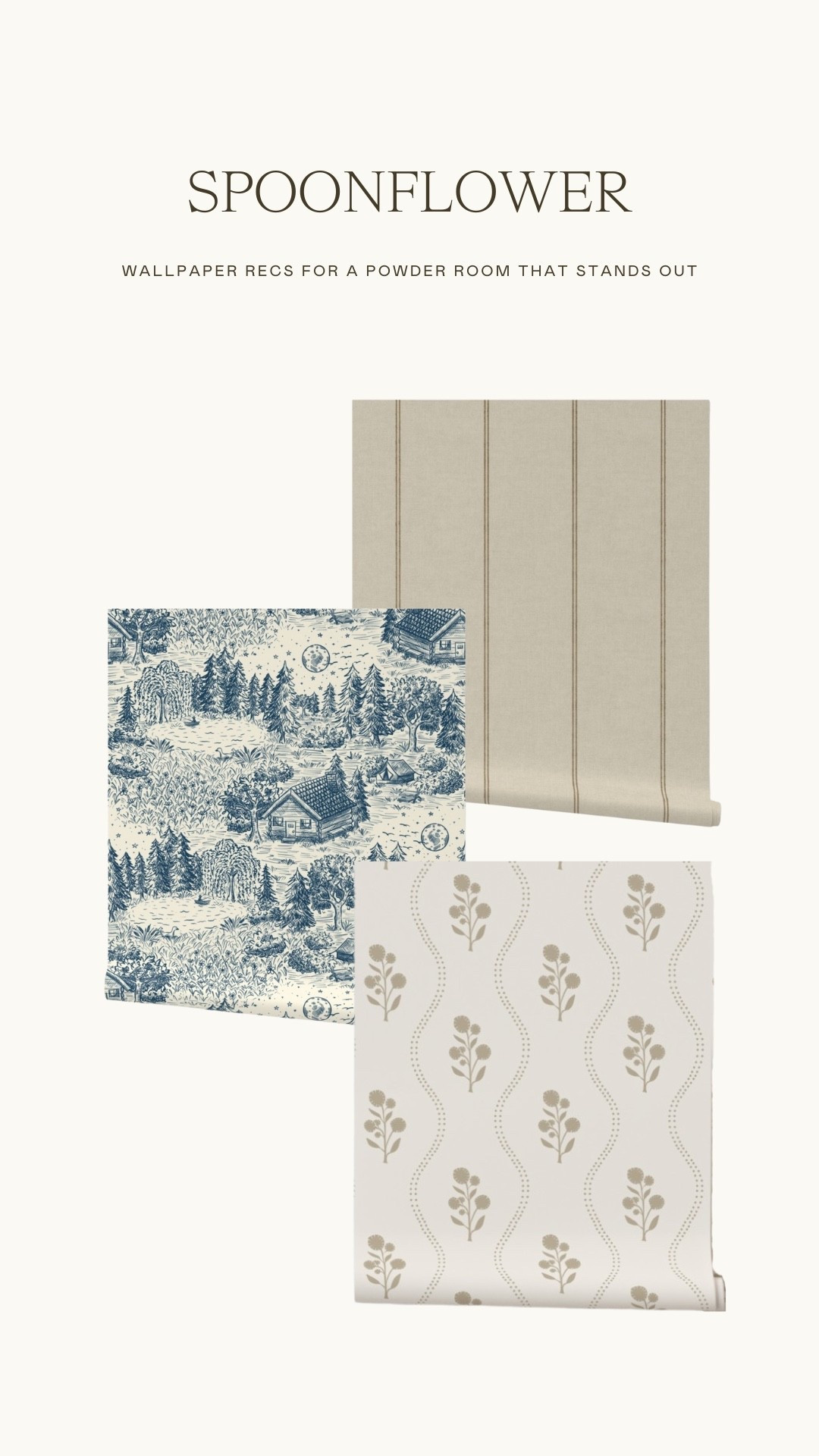 Wallpapers that make your powder room stand out: Spoonflower

#LTKHome