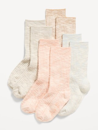 Unisex Crew Socks 4-Pack for Toddler & Baby | Old Navy (CA)