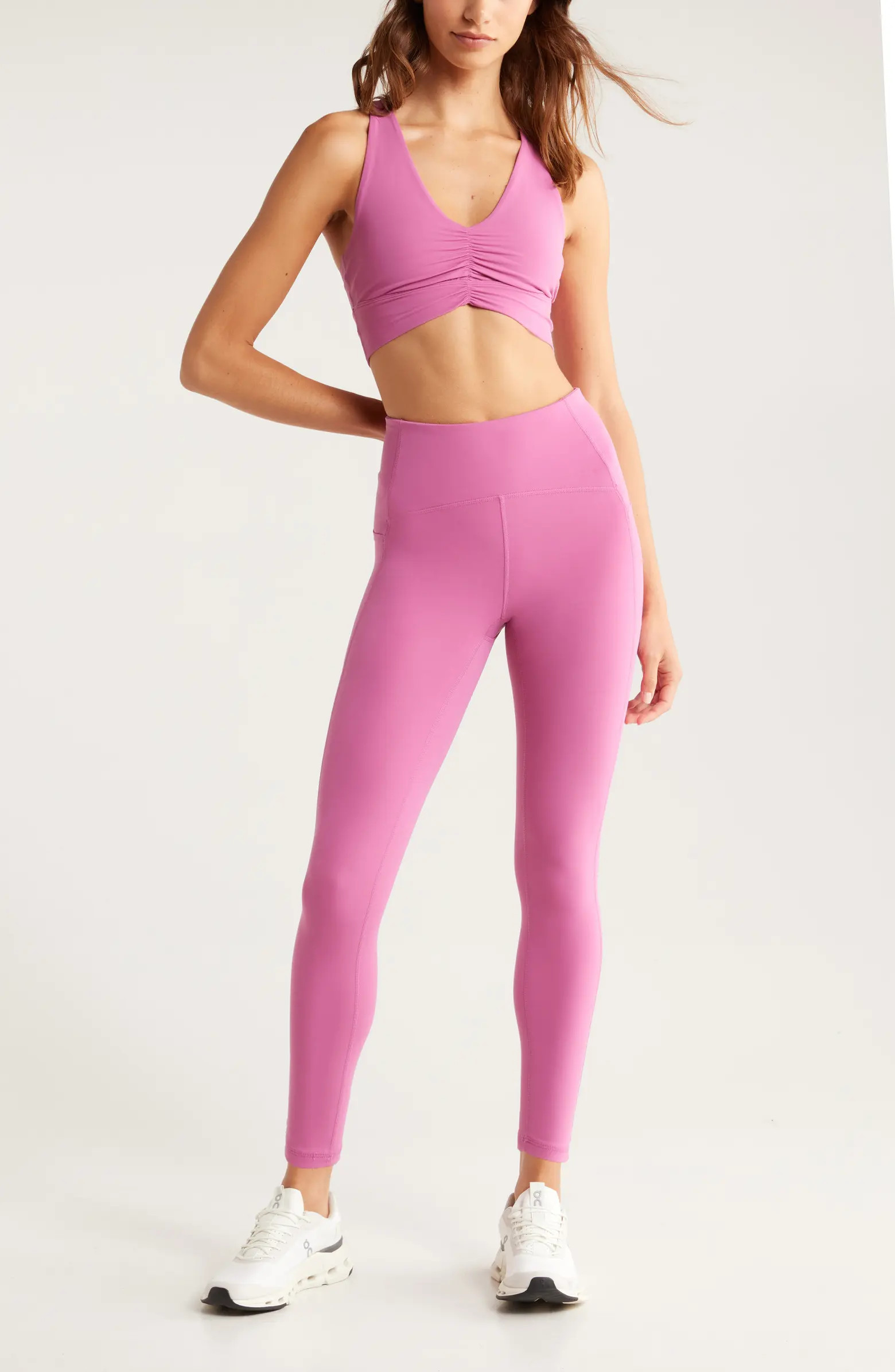 Studio Luxe High Waist Pocket 7/8 Leggings | Nordstrom