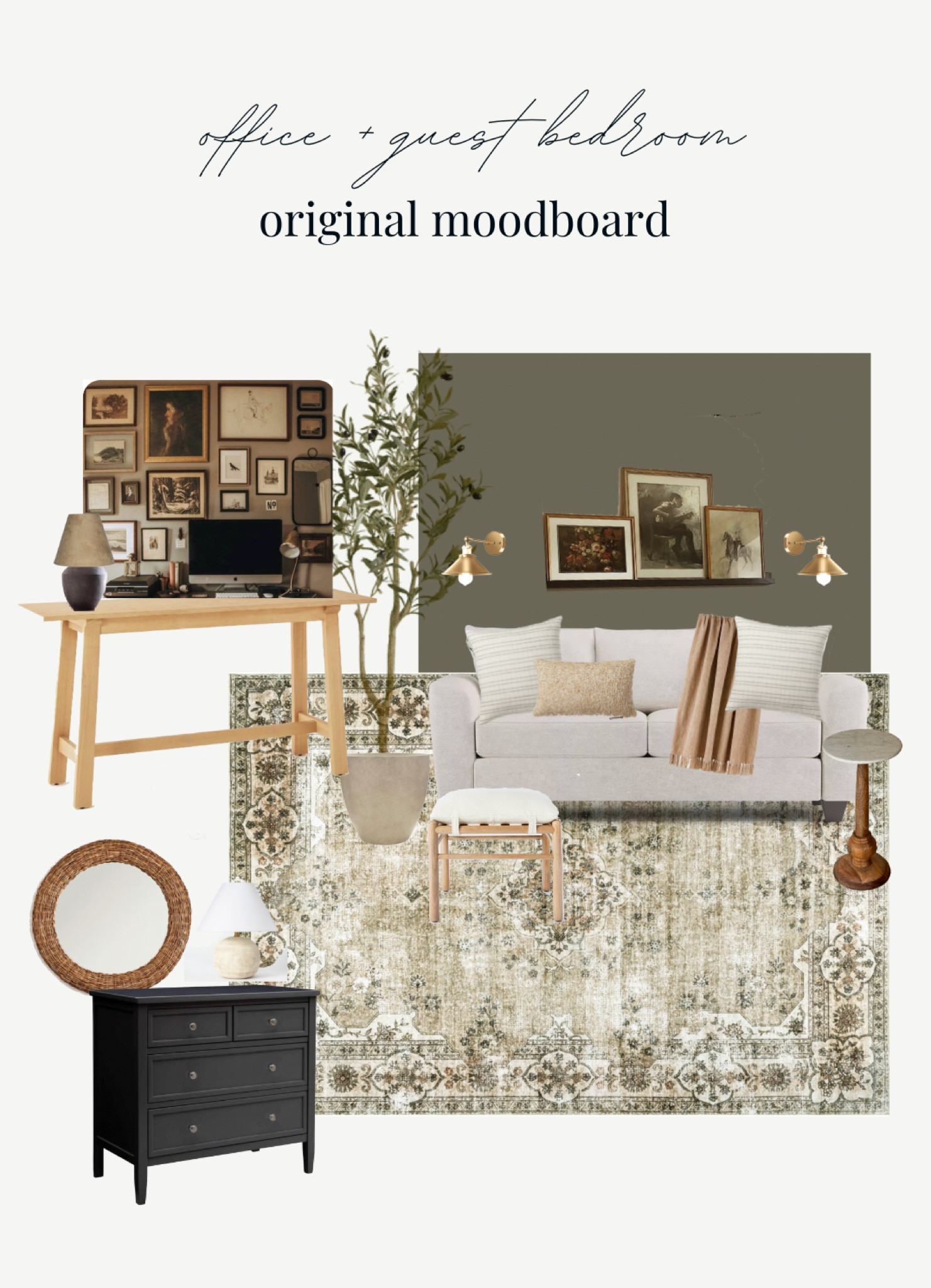 Office + guest bedroom original mood board 

#thriftedhome #neutralhome #neutralhomedecor #homedecoronabudget #budgethomedecor #moderncottage #rustichome #vintagedecor 

#LTKhome