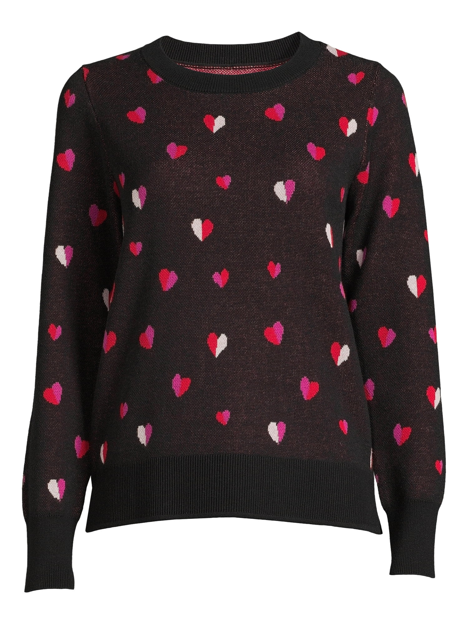 Time and Tru Women's Long Sleeve Pullover Talking Sweaters - Walmart.com | Walmart (US)