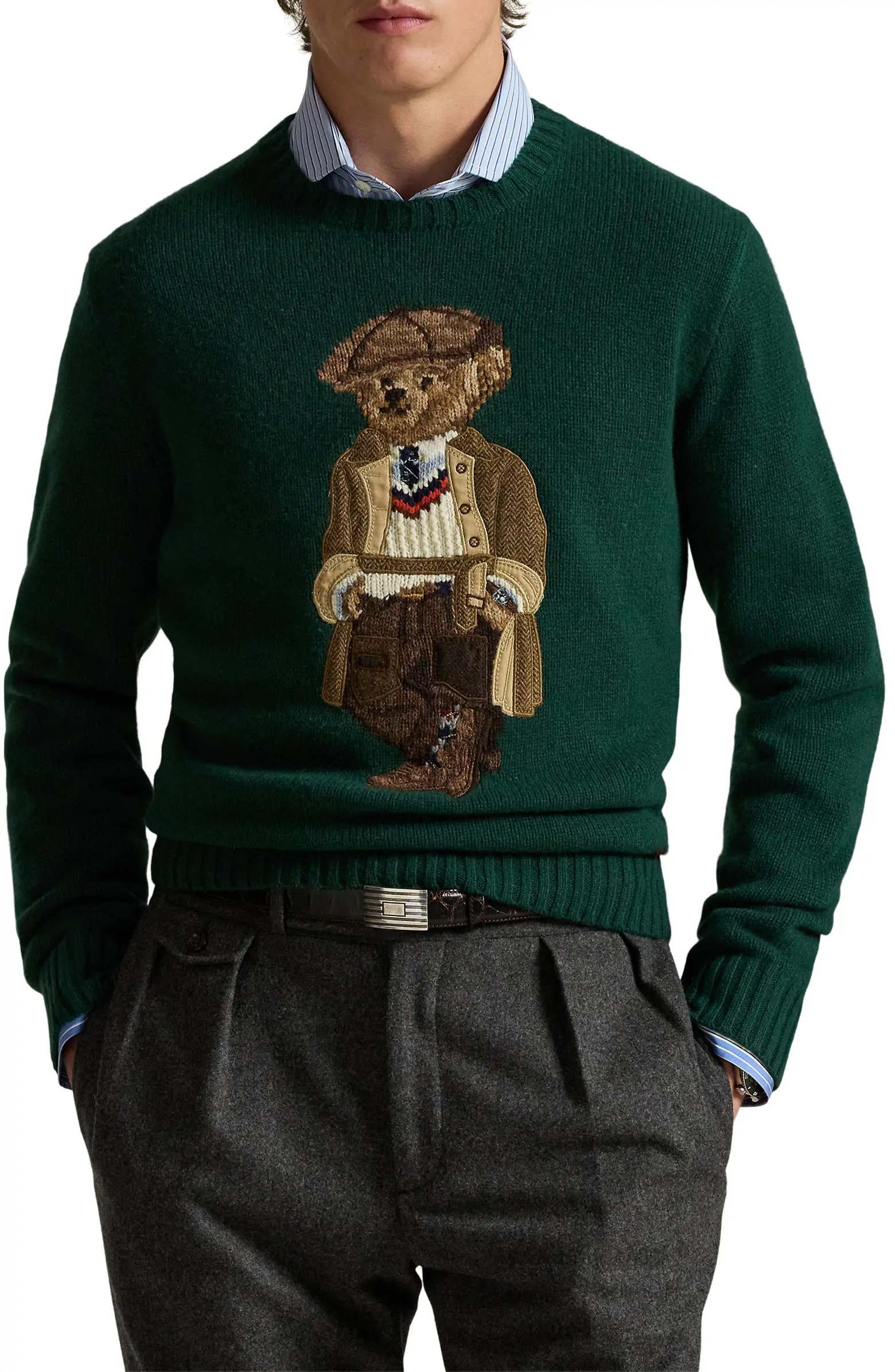 Polo Bear Wool & Cashmere Crewneck Sweater | Nordstrom