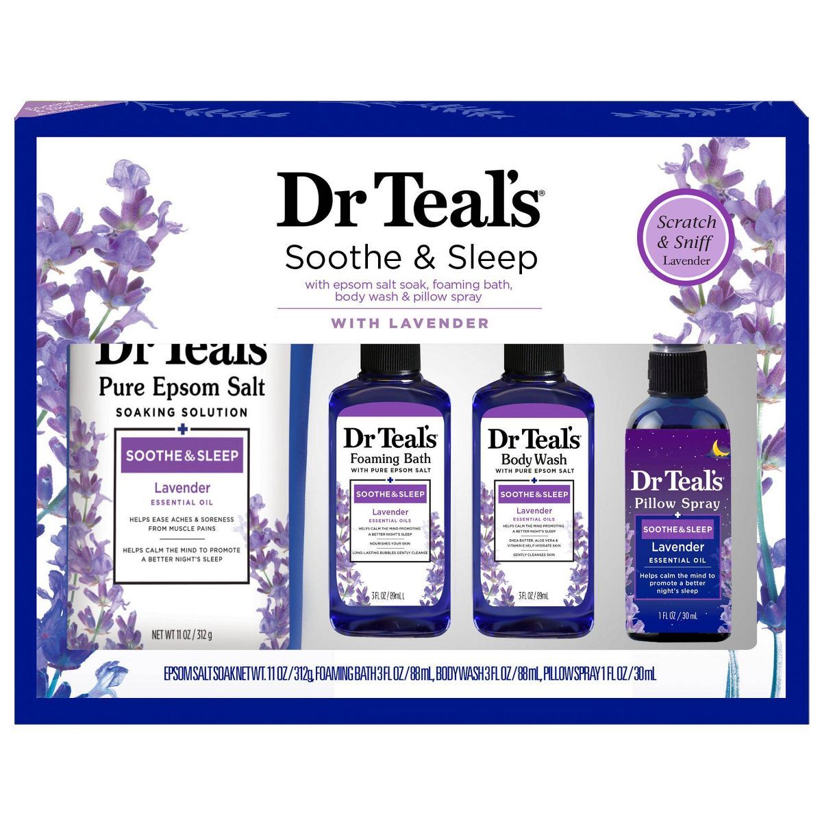 Dr Teal's Lavender Regimen Bath and Body Gift Set - 4pc | Target