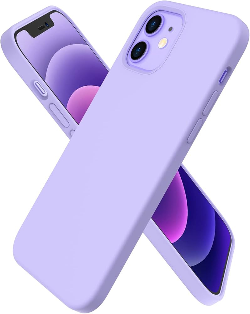 ORNARTO Compatible with iPhone 12 Case 6.1 and iPhone 12 Pro Case, Slim Liquid Silicone 3 Layers ... | Amazon (US)