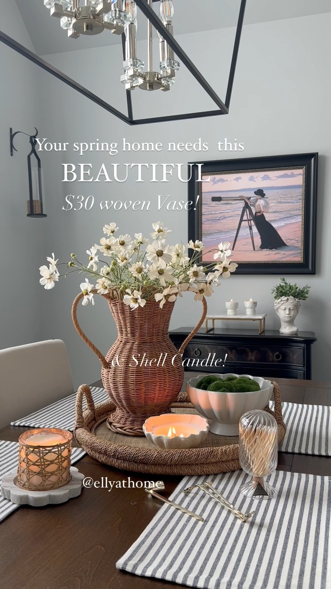New at Target! Your spring/summer home needs this beautiful woven vase for only $30! It’s a great size for your favorite faux florals! Shop it soon high sellout risk! Shop shell candle at Pottery Barn, florals, rattan candle, candle accessories, bowls, marble stand and more spring home decor accessories. Free shipping. #LTKWatchNow 

#LTKFindsUnder50 #LTKHome