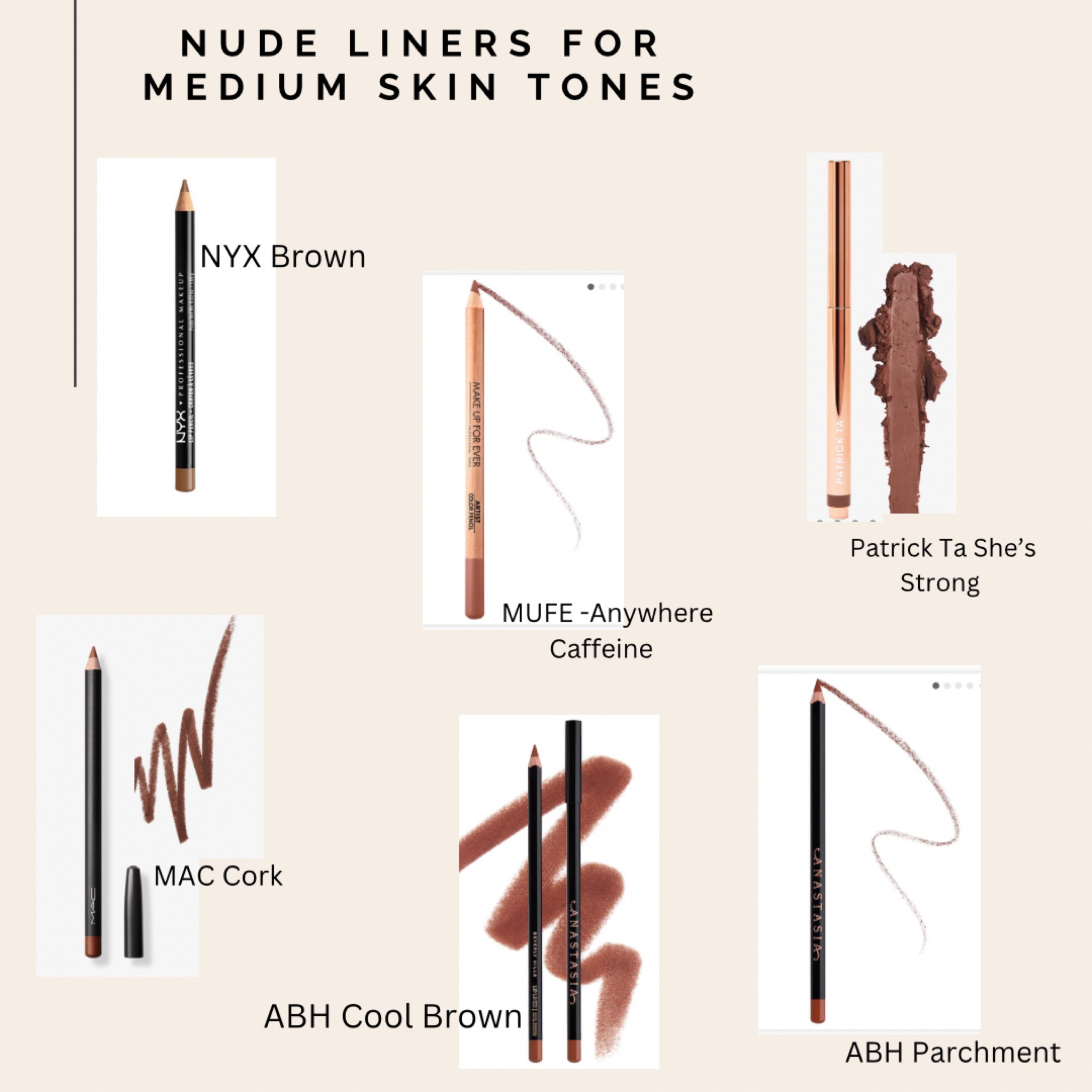 Nude Liners for Medium skin tones

#LTKbeauty #LTKwedding