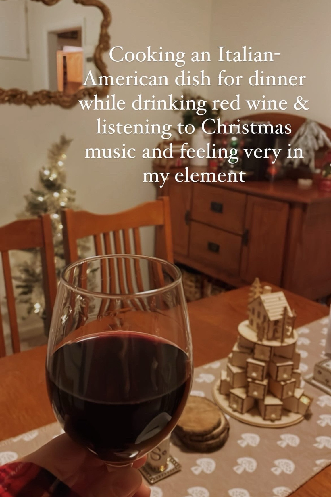 Having our dining room cozied out for Christmas makes Sunday dinner that much better 🍷🍝🎄

Advent calendar, bag, purse, salt and pepper shaker, mirror, farmhouse, modern farmhouse 

#LTKSeasonal #LTKhome #LTKHoliday