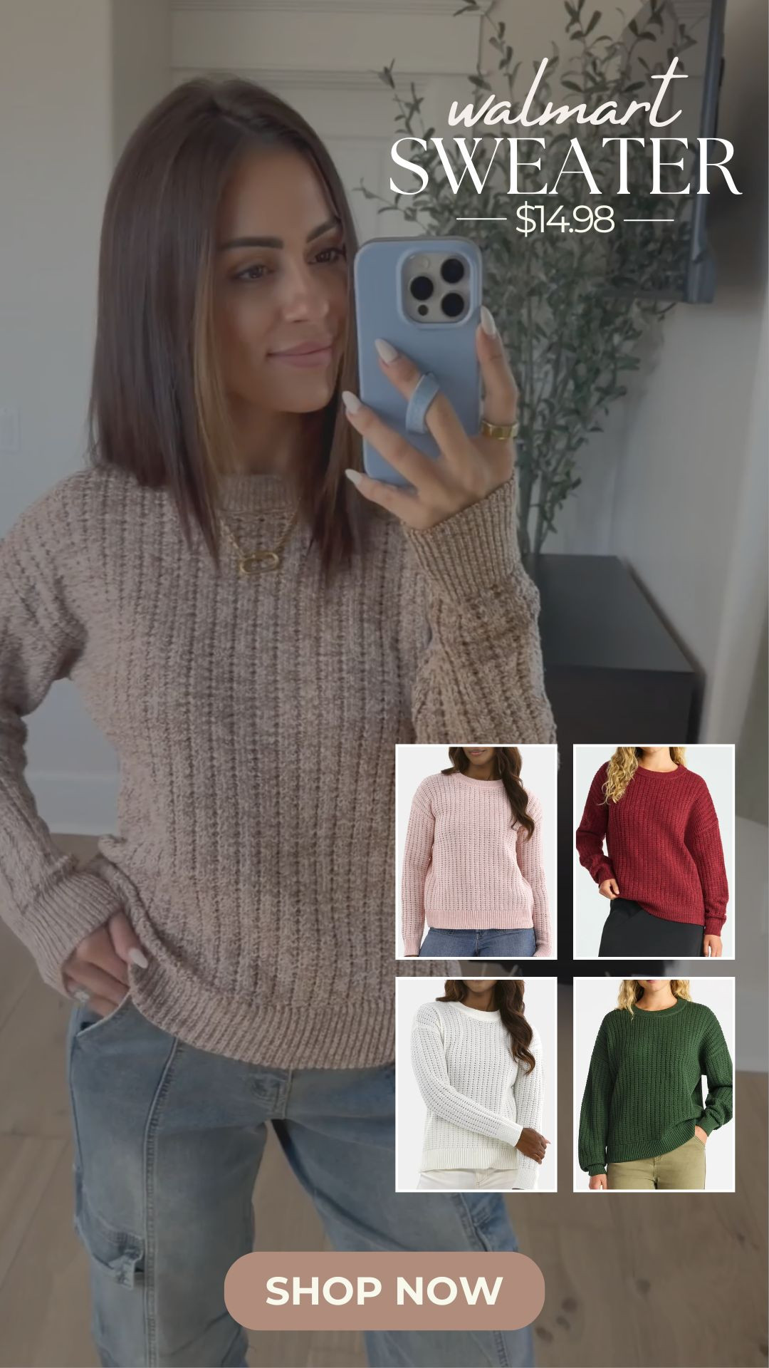 This sweater from Walmart is only $14.98!! Comes in several different!

new arrivals, sale alert, watchnow, finds under 50, winter fashion, winter outfit, gifts for her, lauren mulloy 

 #LTKSeasonal #LTKSaleAlert #LTKFindsUnder50