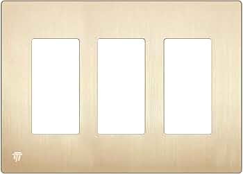 ENERLITES Elite Series Screwless Decorator Wall Plate Child Safe Outlet Cover, Gloss Finish, Size... | Amazon (US)