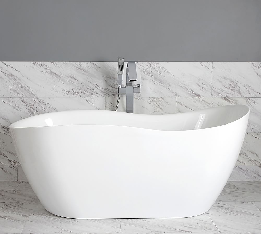 Obanta 66" Freestanding Bathtub | Pottery Barn (US)