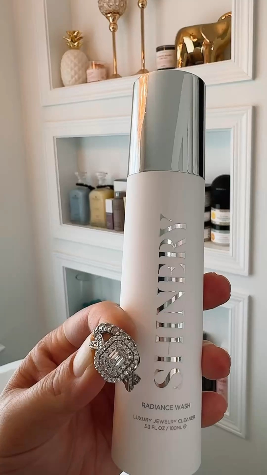 Wash while wearing your jewelry!
Clean your jewelry, simply by washing your hands with the Jewelry Wash. No more jar of chemicals, losing pieces or struggling to take off your jewelry. @shinery  #giftideas #ltkwatchnow #ltkunder50 #LTKGiftGuide 
#shinery #jewelrycare #amazon-finds

#LTKStyleTip #LTKFamily #LTKFindsUnder50

#LTKfamily #LTKVideo #LTKfindsunder50