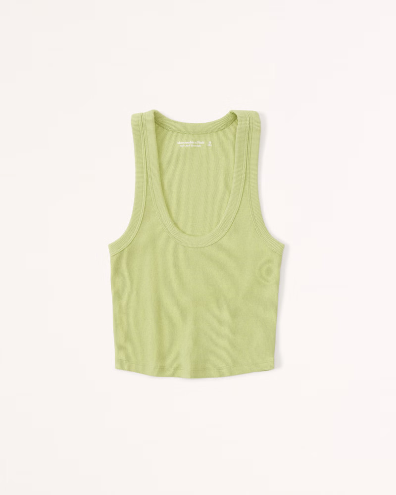 Women's Essential Scoopneck Tank | Women's New Arrivals | Abercrombie.com | Abercrombie & Fitch (US)