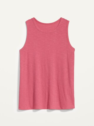 Luxe Rib-Knit Swing Tank Top for Women | Old Navy (US)