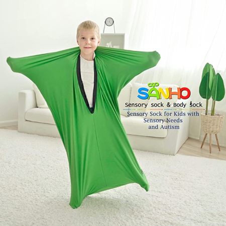 Sensory sack great for getting kids’ wiggles out.  Especially helpful and therapeutic for children who have Sensory Processing Disorder, Attention Deficit Hyperactive Disorder or anxiety, autism, interests and behavior patterns. 

#otfinds #sensoryprocessing #autismtools #parenttools #motorskills #adhd

#LTKfamily #LTKkids #LTKFind