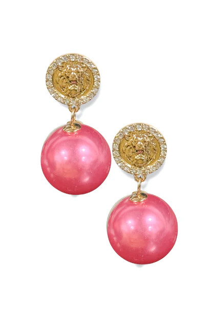 TWT\u00ae Tammy MINI Hot Pink Pearl Earrings | The Willow Tree