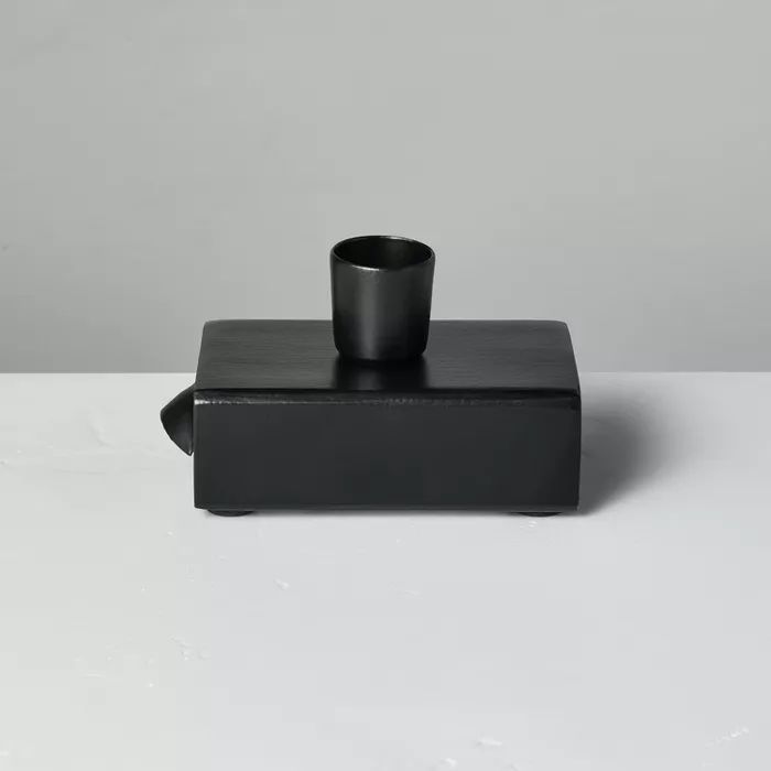 Metal Matchbox Candle Holder Matte Black - Hearth & Hand™ with Magnolia | Target