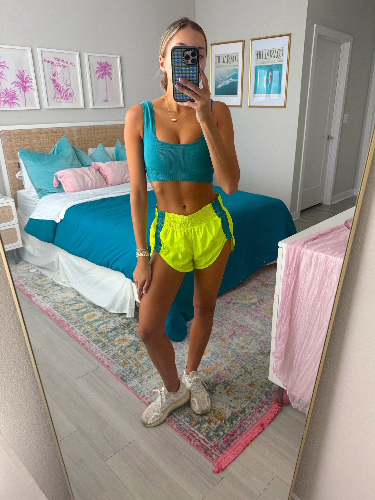 cutest workout set from free people movement 🏃🏼‍♀️