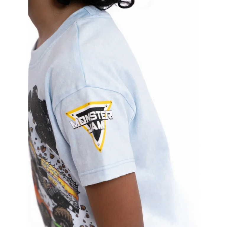 Monster Jam Toddler Short Sleeve Crewneck Tee, Sizes 12M-5T - Walmart.com | Walmart (US)