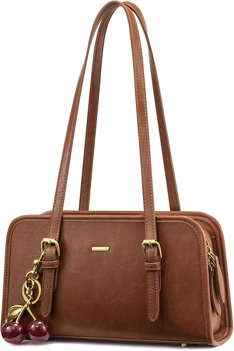 LOVEVOOK Swing Zip Shoulder Bag, Small Purses for Women Trendy Handbags, Mini Vintage Hobo Clutch... | Amazon (US)