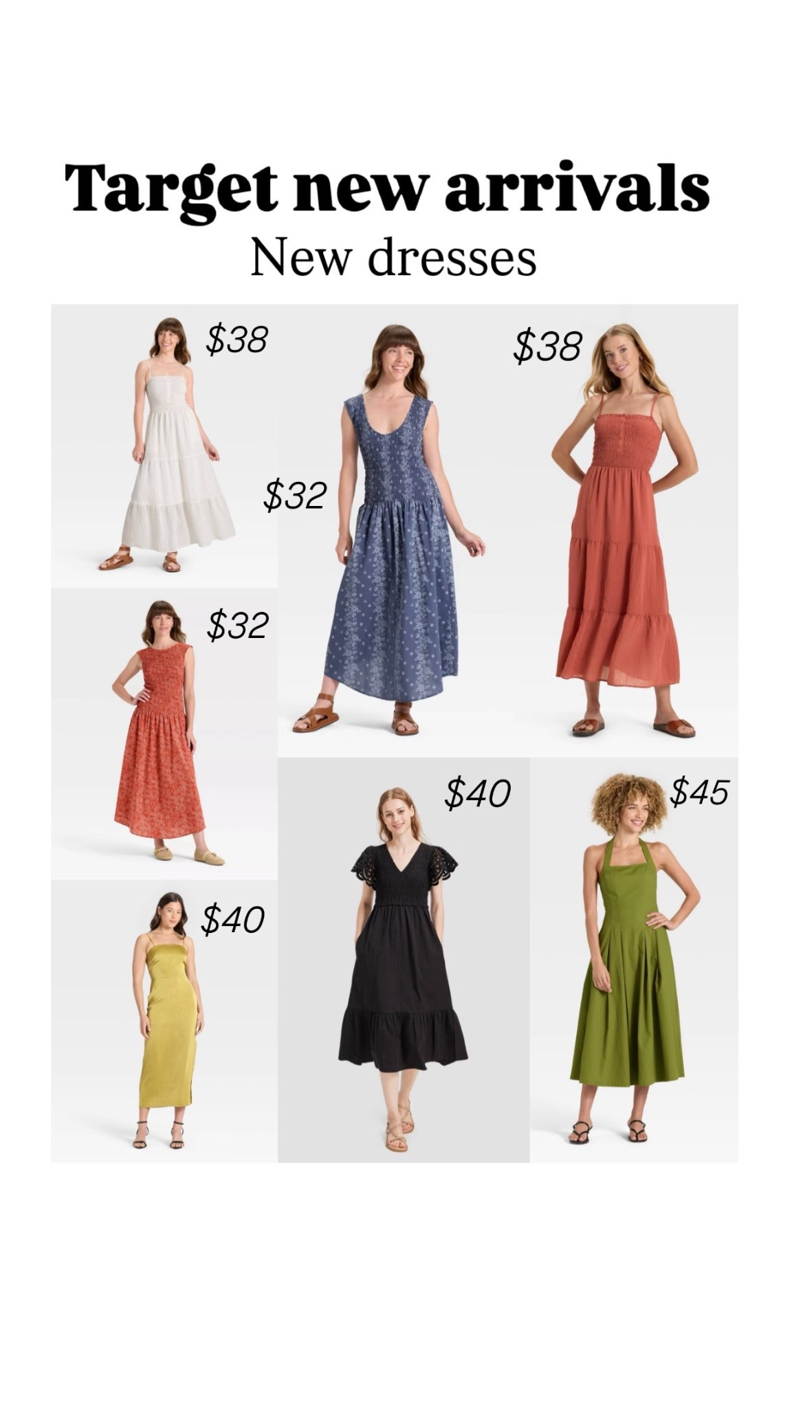 New dresses at Target


#LTKFindsUnder50 #LTKSaleAlert #LTKOver40