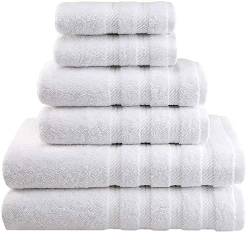 American Soft Linen 6-Piece 100% Turkish Genuine Cotton Premium & Luxury Towel Set for Bathroom &... | Amazon (US)