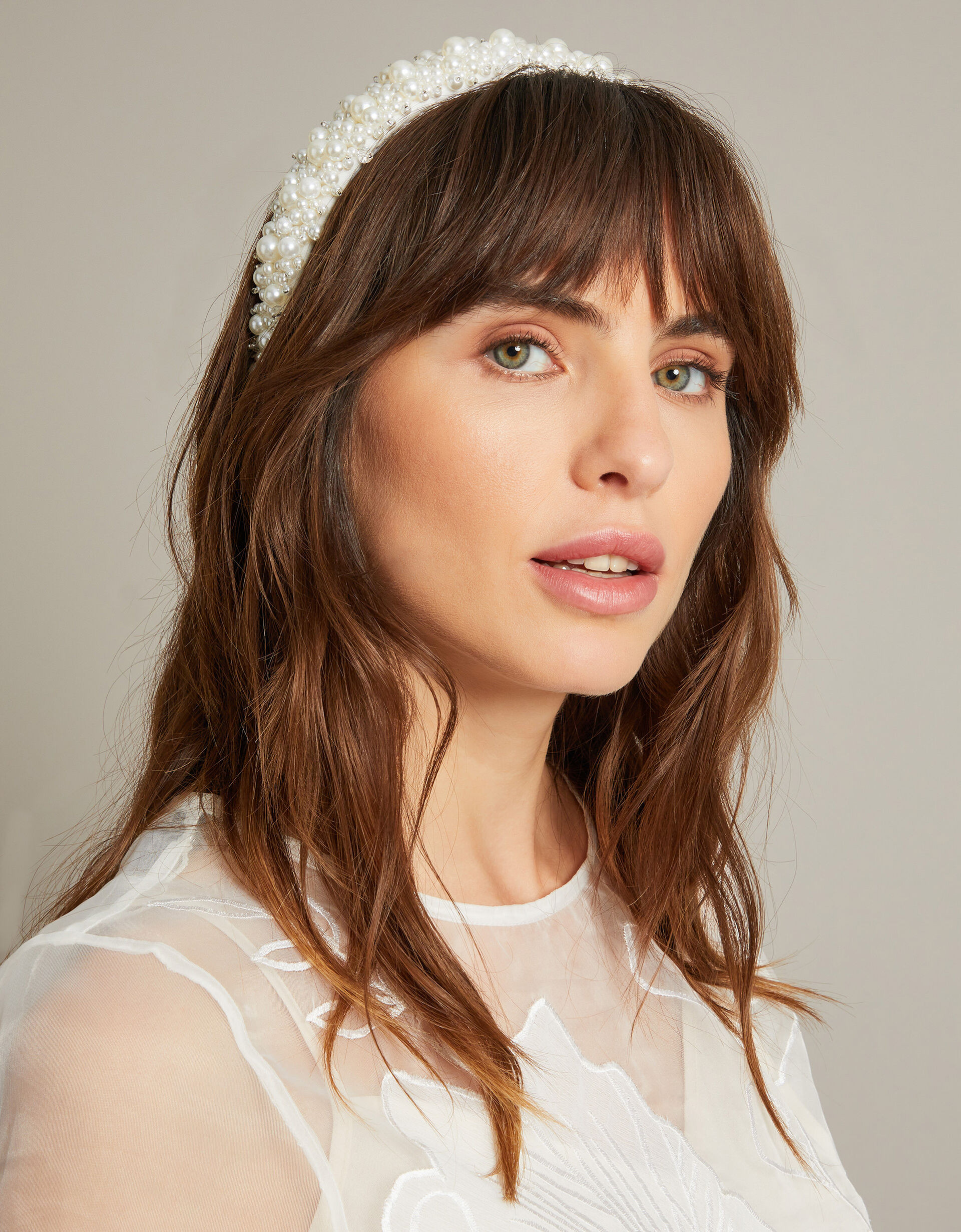 Thick Pearl Beaded Headband | Monsoon (UK)
