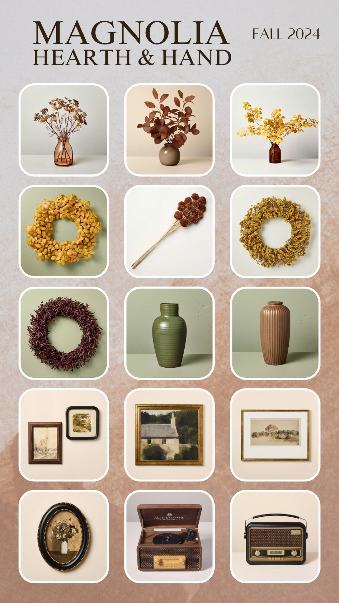 Florals, vases, pictures and more! The new Hearth & Hand fall line is all kinds of FABULOUS! Don’t take my word for it…go check it out for yourself! 

#fallvibes #fauxflorals #vintageart #targetfinds #hearthandhand

#LTKHome #LTKSeasonal #LTKFindsUnder50